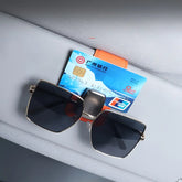 Spring Clip Sunglasses Holder for Car Visor – Universal Fit for Glasses, Cards & Small Accessories