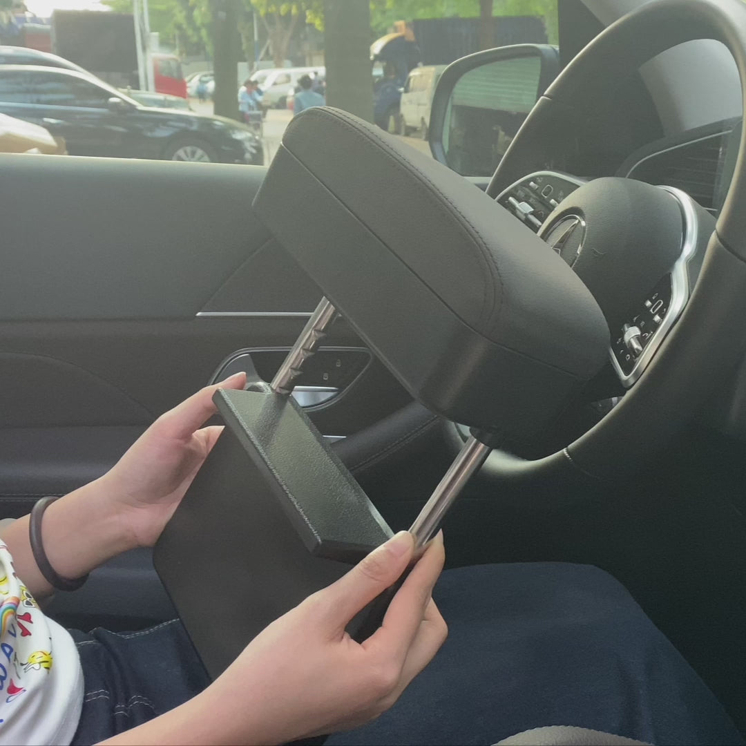 Adjustable Car Armrest Organizer Pad & Elbow Support Extender for Central Console - Universal Fit for Most Vehicles