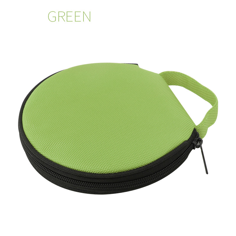 Portable CD/DVD Case Holder – 20 Disc Capacity Oxford Fabric Storage Wallet for Car, Home & Travel