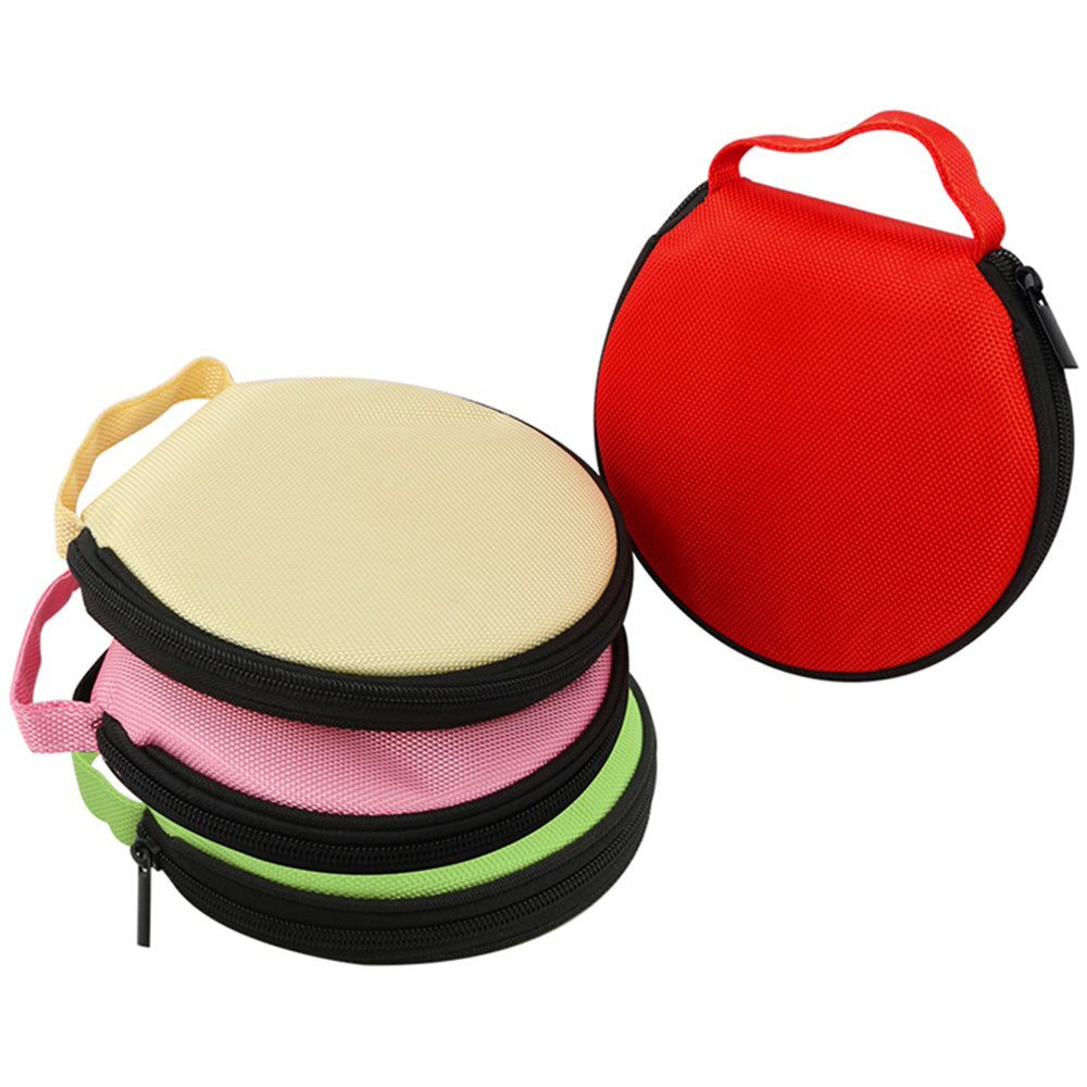 Portable CD/DVD Case Holder – 20 Disc Capacity Oxford Fabric Storage Wallet for Car, Home & Travel