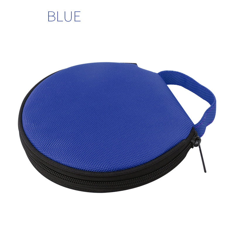 Portable CD/DVD Case Holder – 20 Disc Capacity Oxford Fabric Storage Wallet for Car, Home & Travel