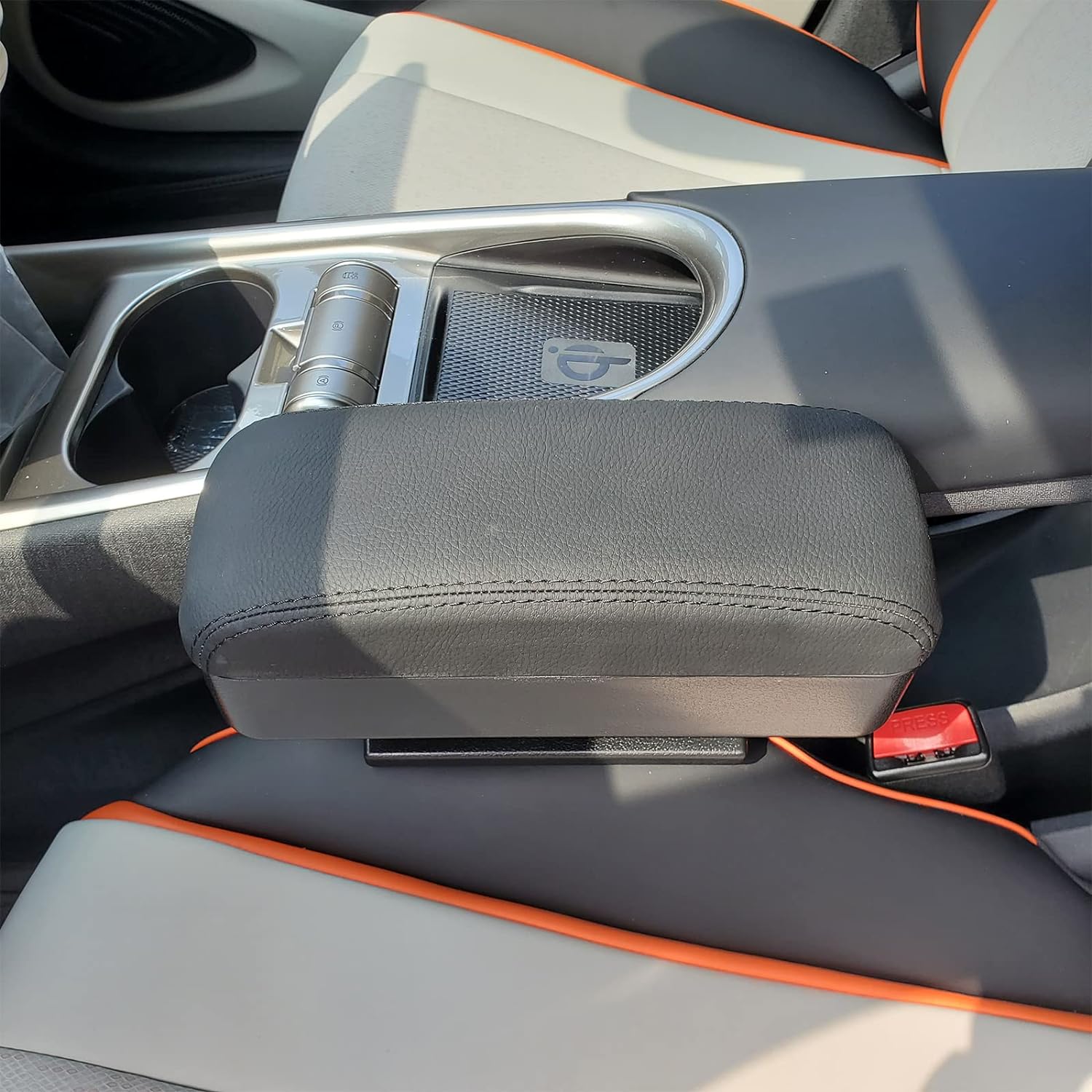 Adjustable Car Armrest Organizer Pad & Elbow Support Extender for Central Console - Universal Fit for Most Vehicles