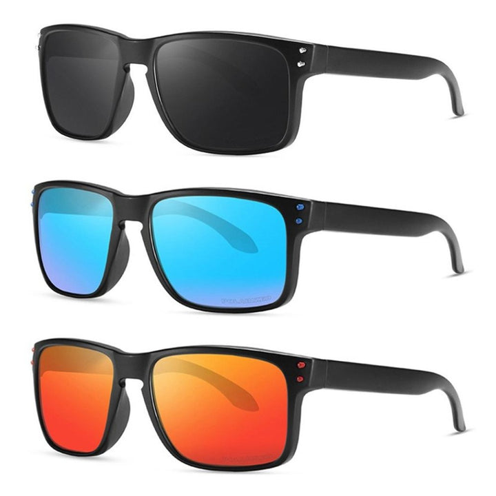 OOLVS Men Women Fashion Outdoor Sports Cycling Sunglasses Polycarbonate Full-rim Frame UV400 Polarized Lens OS9210B