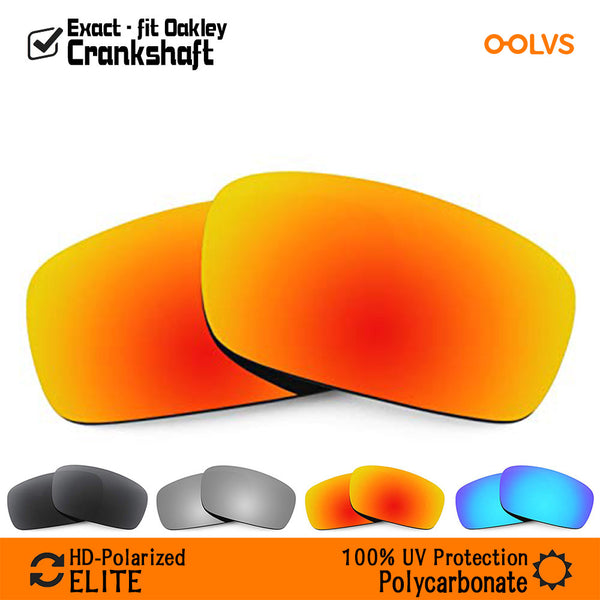 Replacement Lenses for Oakley Crankshaft Sunglasses (Compatible Lens Only) - OOLVS Polarized Lens