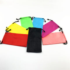 5 Pieces Sunglasses Microfiber Pouch, Waterproof Storage Bag, Glasses Cleaning Bag, Small Items Shrink Bag, 5 Pcs Random Style & Random Color