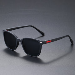 OOLVS Men's Fashion Lightweight Polarized Sunglasses Classic Retro Oval Glasses UV400 Lenses OS-M021