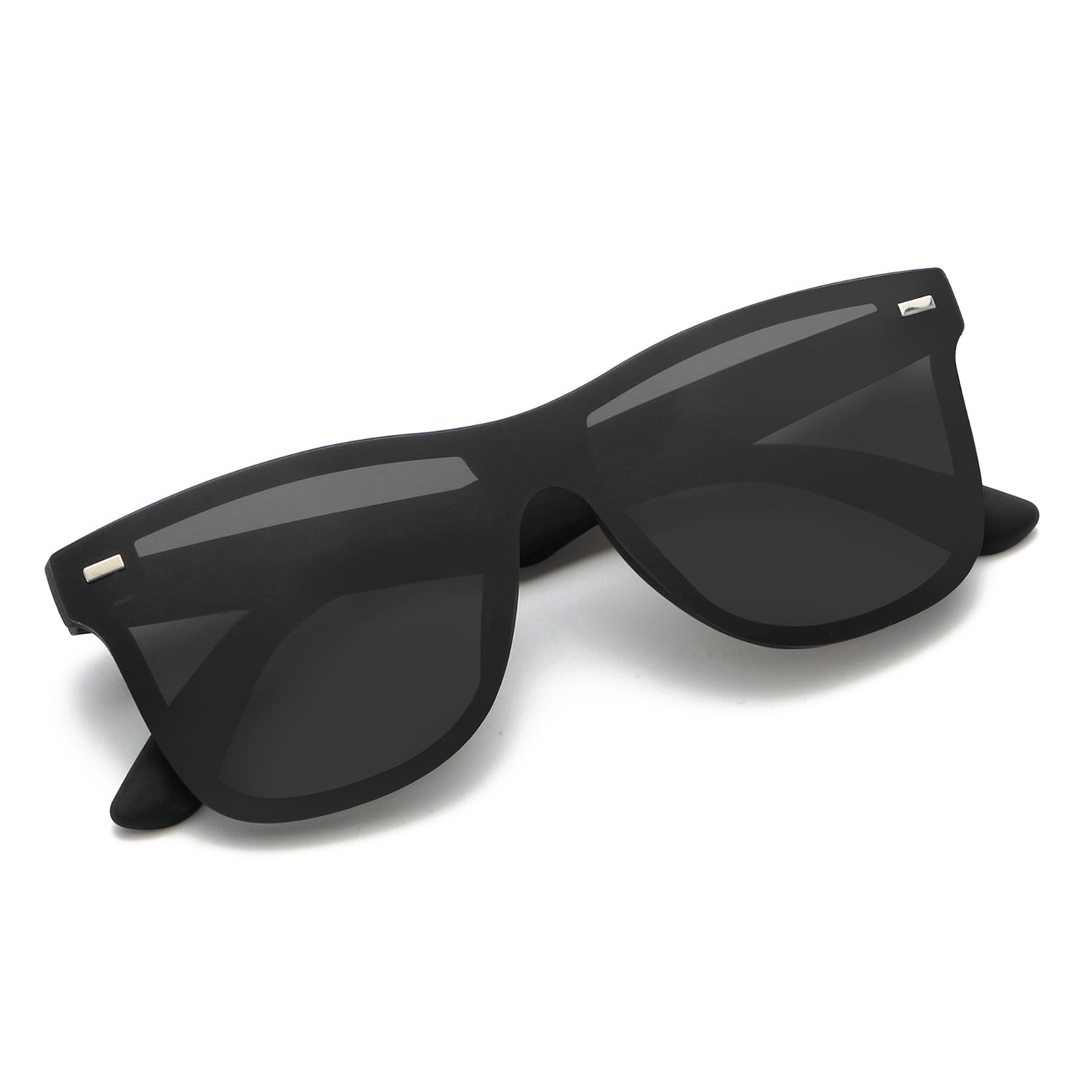 Classic Men's Polarized Sunglasses One-Piece Lens UV400 Outdoor Fishing Gafas De Sol - OOLVS MS167-3N