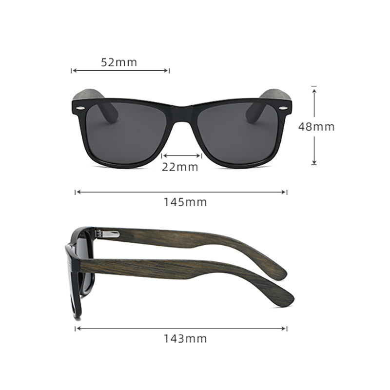 OOLVS Men's Fashion Lightweight Polarized Sunglasses Classic Retro Oval Glasses UV400 Lenses OS-M022