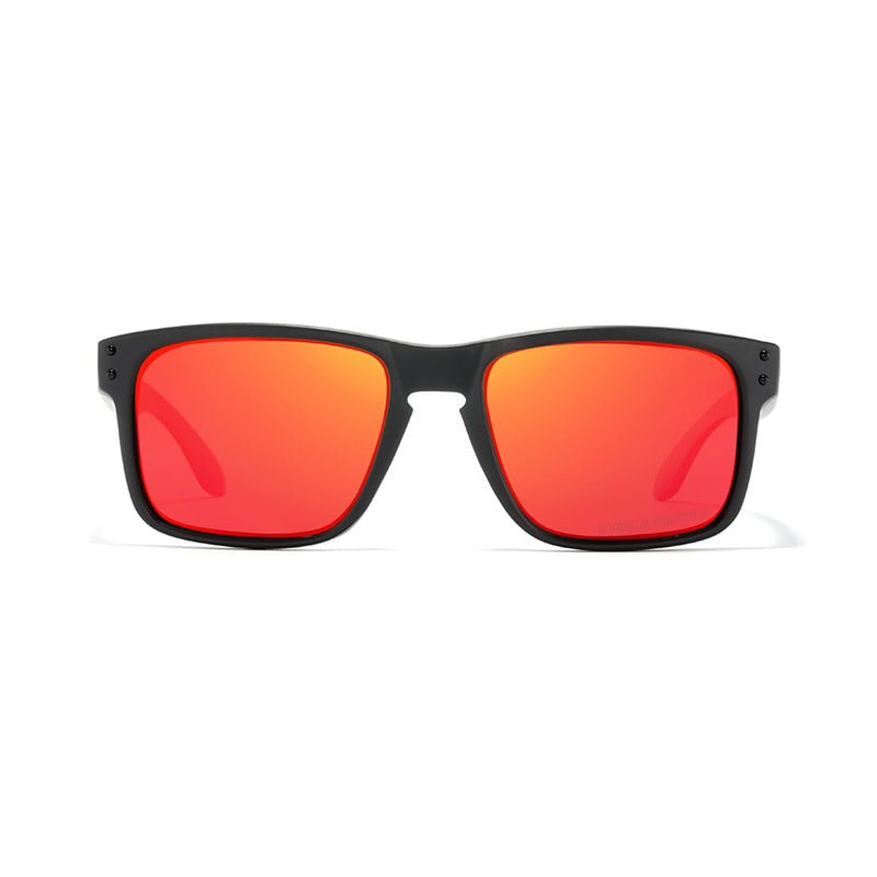 OOLVS Men Women Fashion Outdoor Sports Cycling Sunglasses Polycarbonate Full-rim Frame UV400 Polarized Lens OS9210B