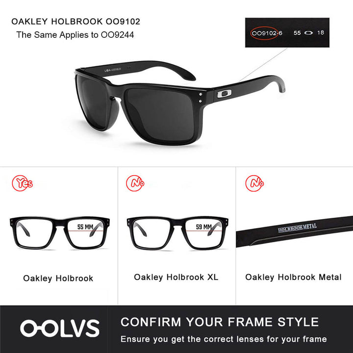Replacement Lenses for Oakley Holbrook OO9102 Sunglasses