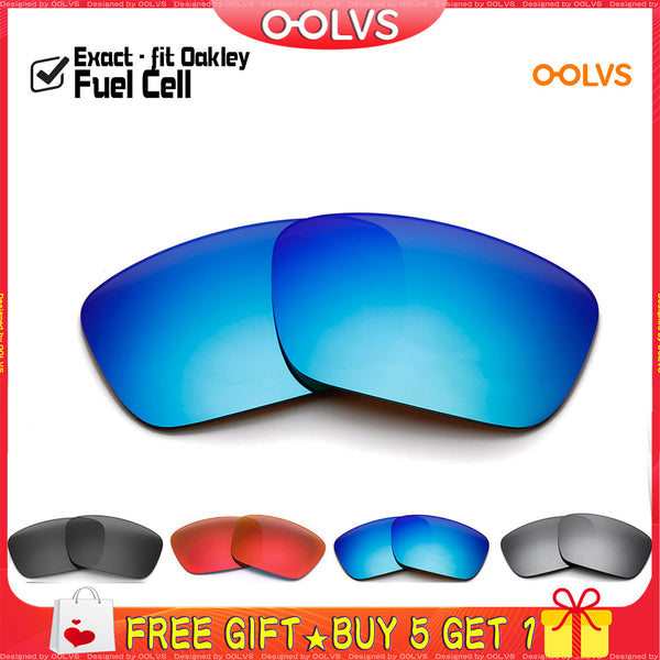 Buy 5 Get 1 Replacement Lenses for Oakley Fuel Cell Sunglasses (Compatible Lens Only) - OOLVS Polarized Lens