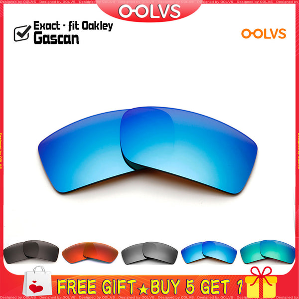Buy 5 Get 1 Replacement Lenses for Oakley Gascan Sunglasses (Compatible Lens Only) - OOLVS Polarized Lens