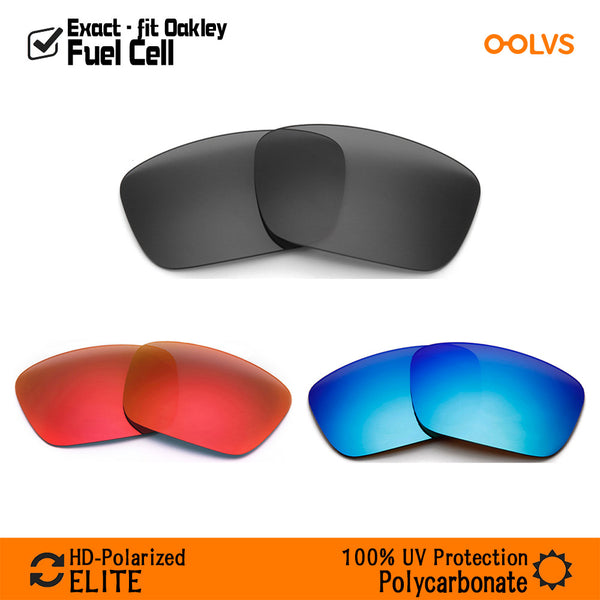 3 Pairs Replacement Lenses for Oakley Fuel Cell Sunglasses (Compatible Lens Only) - OOLVS Polarized Lens
