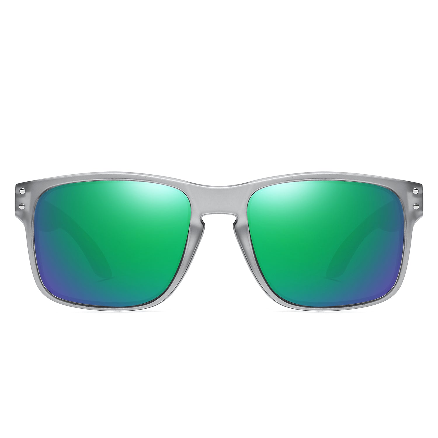 OOLVS Men Sports Polarized Sunglasses, Driving Fishing Cycling Square Sun Glasses, Protective Glasses, Classic Women Spectacles Fashion Frame Gafas De Sol