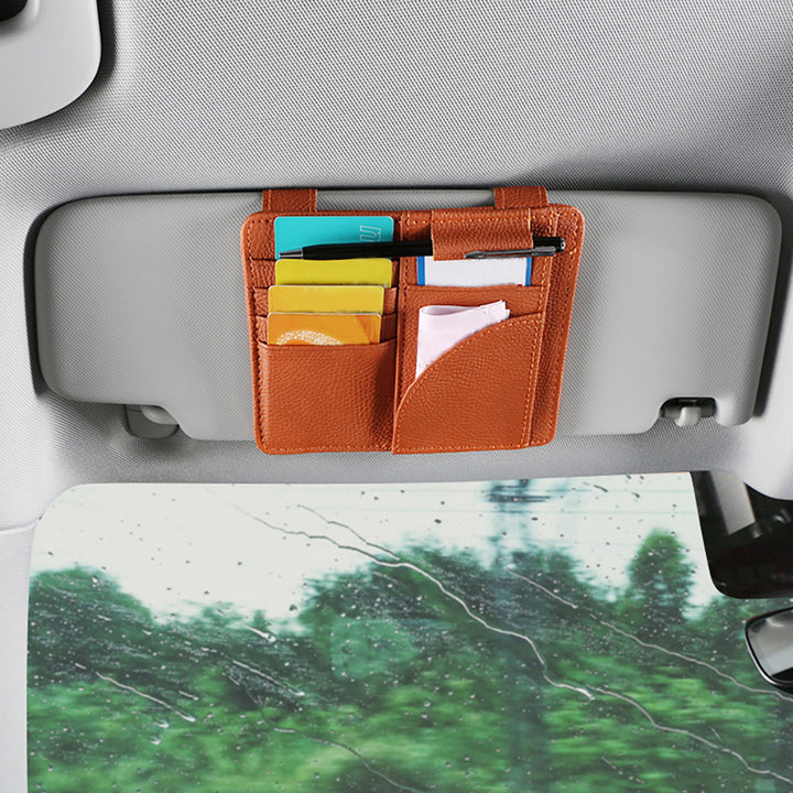 Car Sun Visor Organizer Card Holders OOLVS CA003 Main