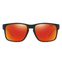 OOLVS Men Sports Polarized Sunglasses, Driving Fishing Cycling Square Sun Glasses, Protective Glasses, Classic Women Spectacles Fashion Frame Gafas De Sol