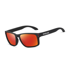 OOLVS Men Sports Polarized Sunglasses, Driving Fishing Cycling Square Sun Glasses, Protective Glasses, Classic Women Spectacles Fashion Frame Gafas De Sol