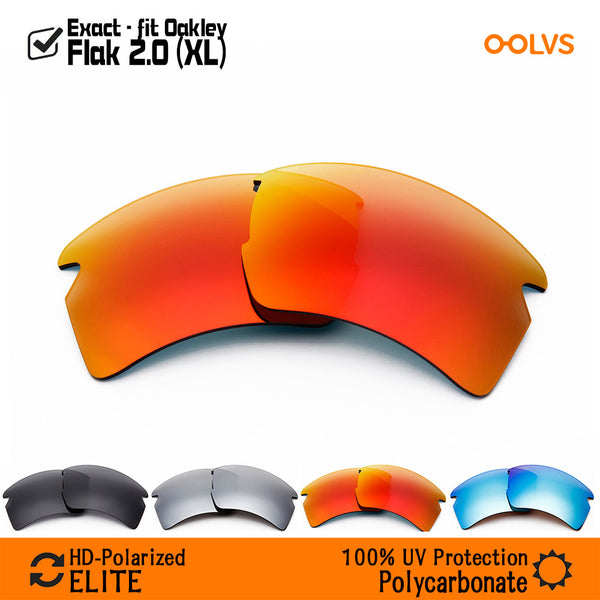 Replacement Lenses for Oakley Flak 2.0 XL Sunglasses (Compatible Lens Only) - OOLVS Polarized Lens