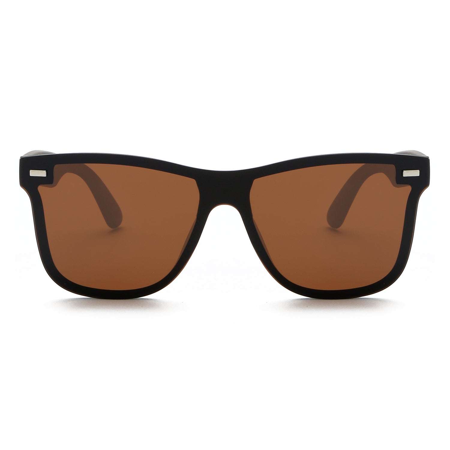 Classic Men's Polarized Sunglasses One-Piece Lens UV400 Outdoor Fishing Gafas De Sol - OOLVS MS167-3N