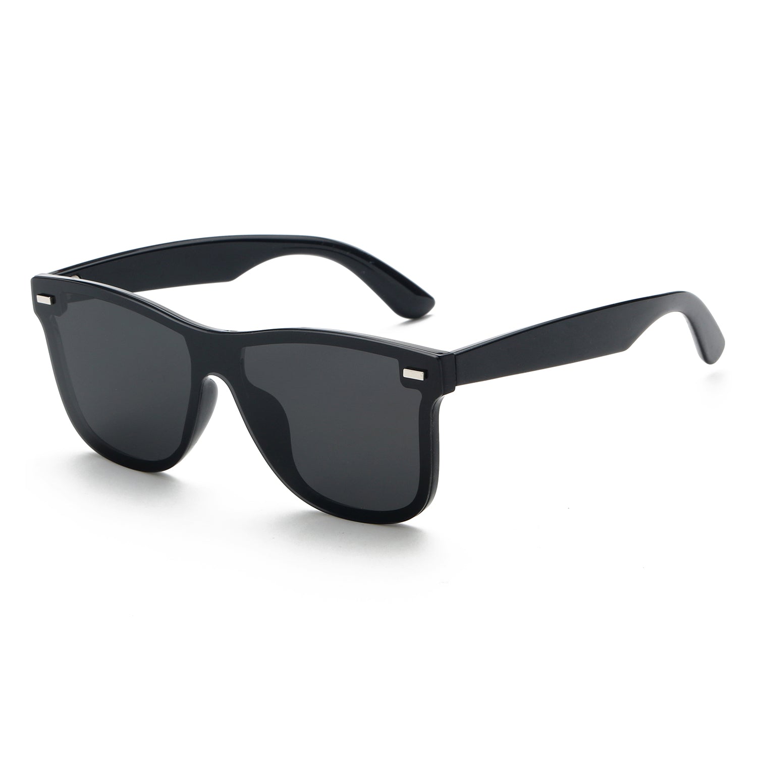 Classic Men's Polarized Sunglasses One-Piece Lens UV400 Outdoor Fishing Gafas De Sol - OOLVS MS167-3N