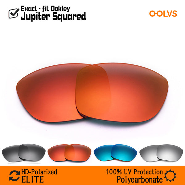 Replacement Lenses for Oakley Jupiter Squared Sunglasses (Compatible Lens Only) - OOLVS Polarized Lens