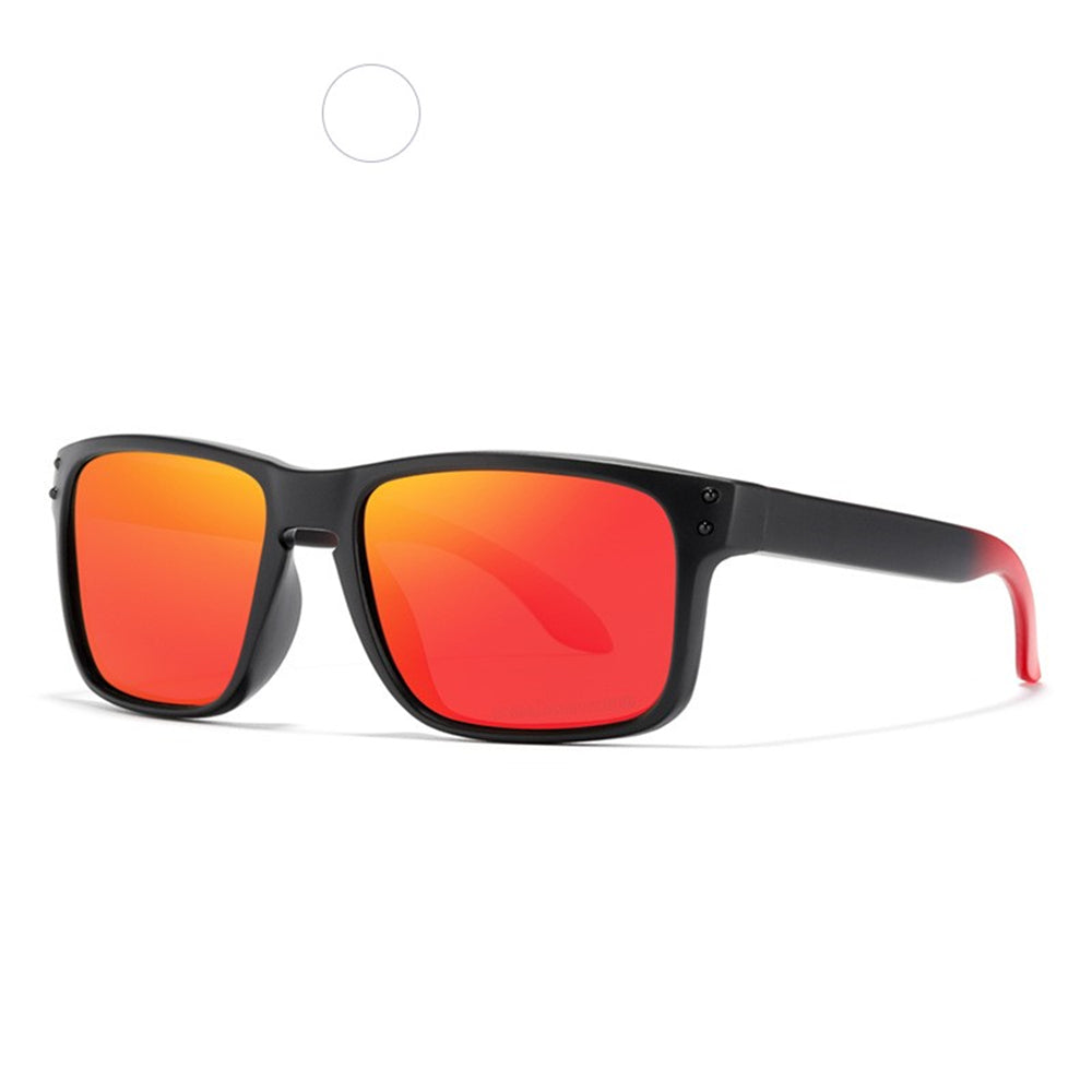 OOLVS Men Women Fashion Outdoor Sports Cycling Sunglasses Polycarbonate Full-rim Frame UV400 Polarized Lens OS9210B