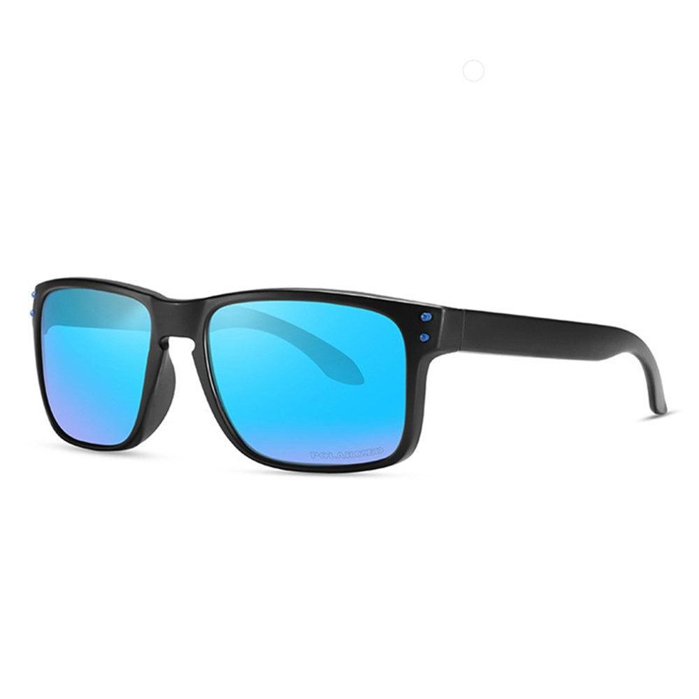 OOLVS Men Women Fashion Outdoor Sports Cycling Sunglasses Polycarbonate Full-rim Frame UV400 Polarized Lens OS9210B