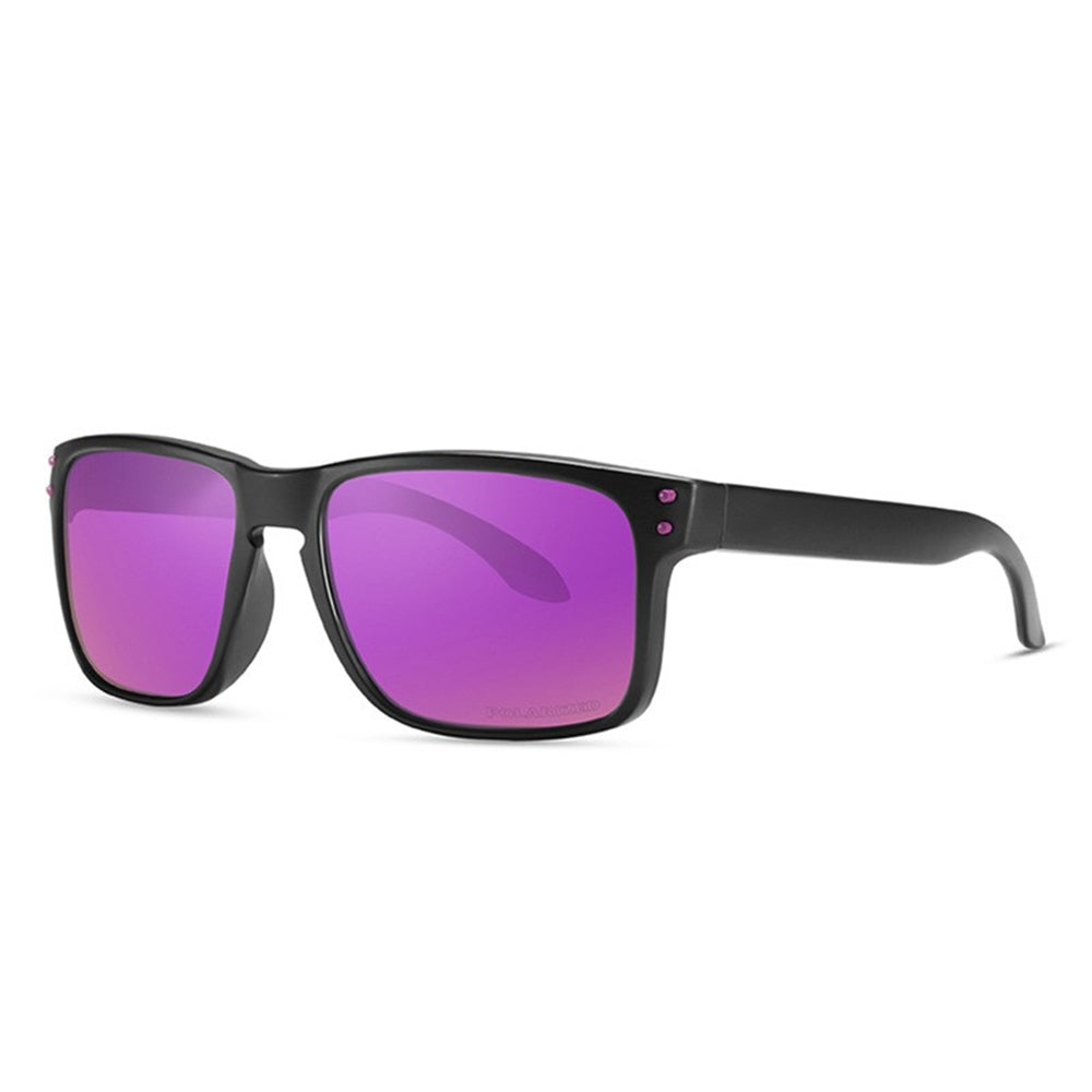 OOLVS Men Women Fashion Outdoor Sports Cycling Sunglasses Polycarbonate Full-rim Frame UV400 Polarized Lens OS9210B