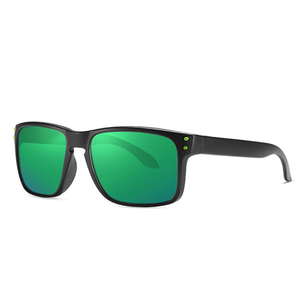 OOLVS Men Women Fashion Outdoor Sports Cycling Sunglasses Polycarbonate Full-rim Frame UV400 Polarized Lens OS9210B