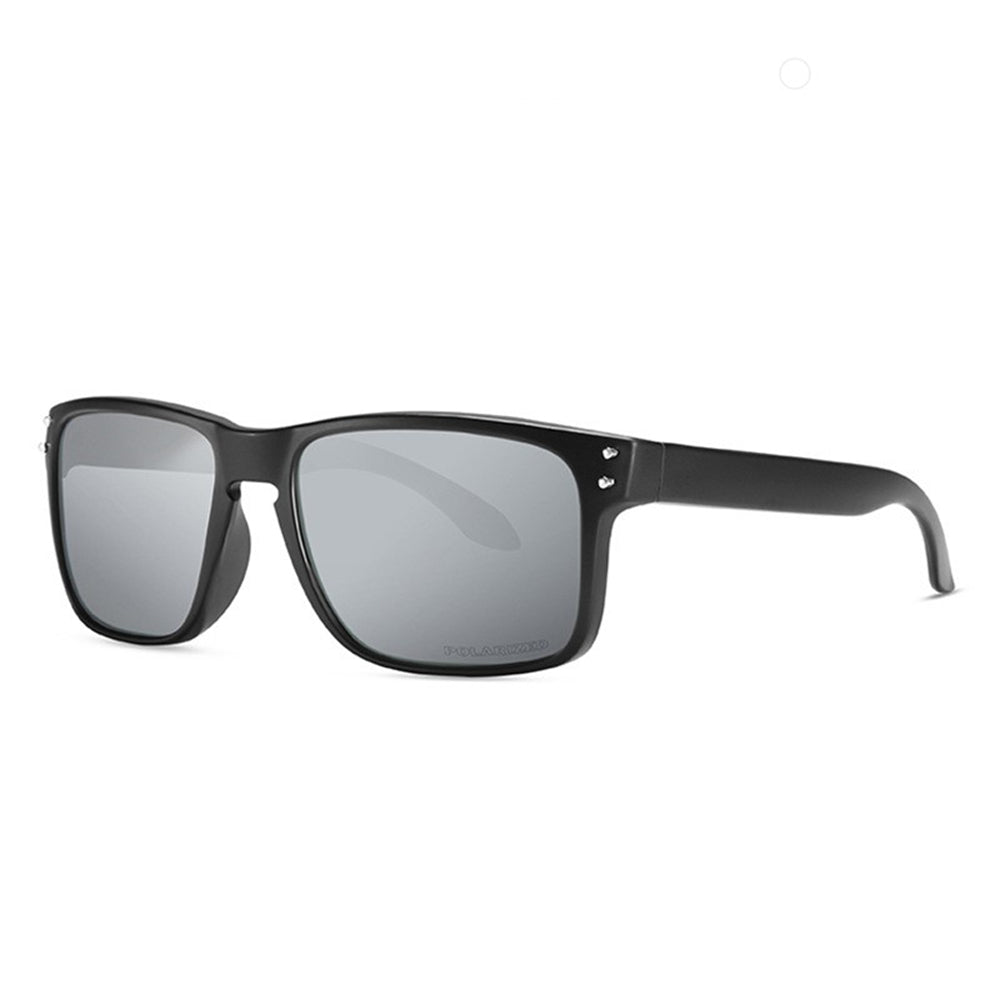 OOLVS Men Women Fashion Outdoor Sports Cycling Sunglasses Polycarbonate Full-rim Frame UV400 Polarized Lens OS9210B