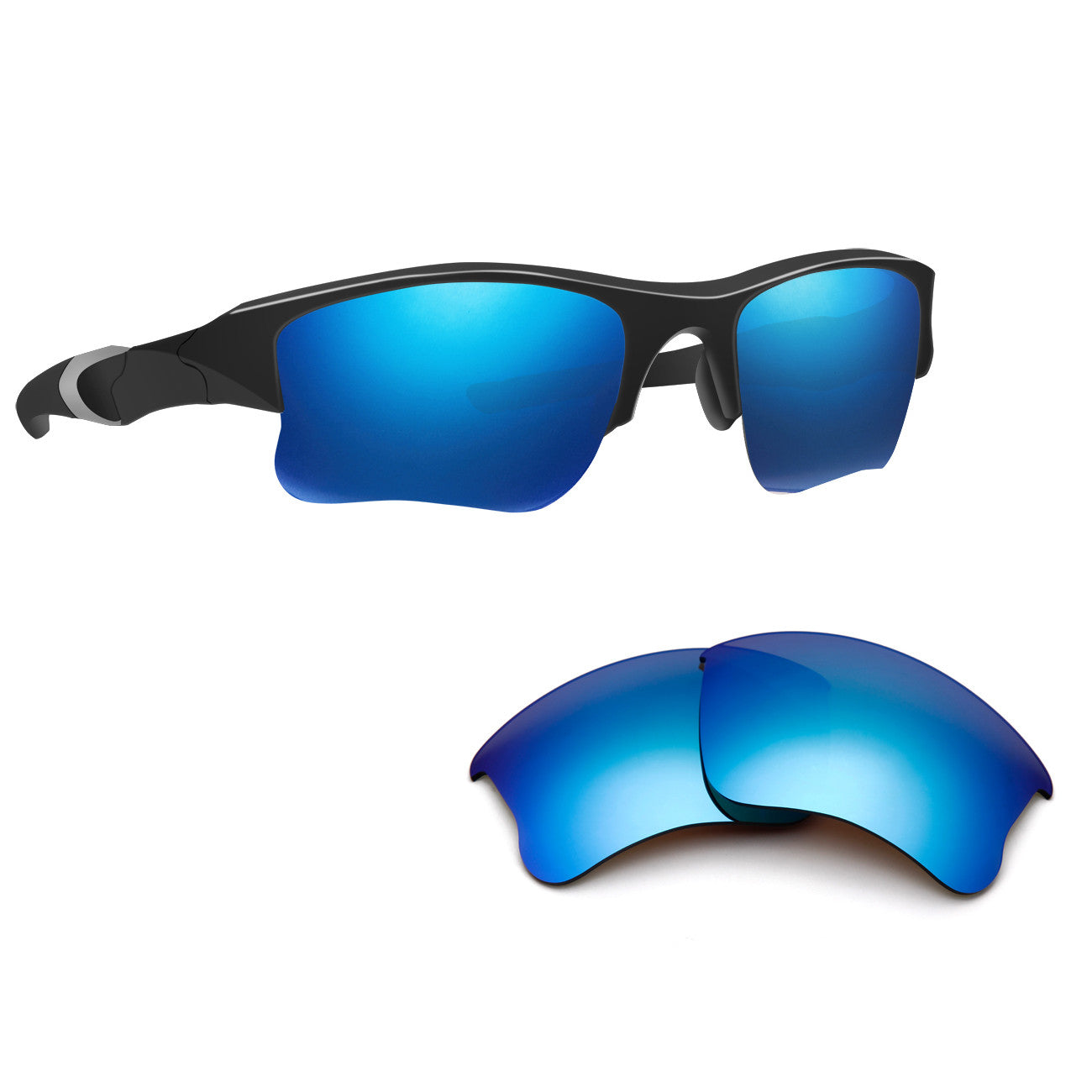 Replacement Lenses for Oakley Flak Jacket XLJ Sunglasses (Compatible Lens Only) - OOLVS Polarized Lens