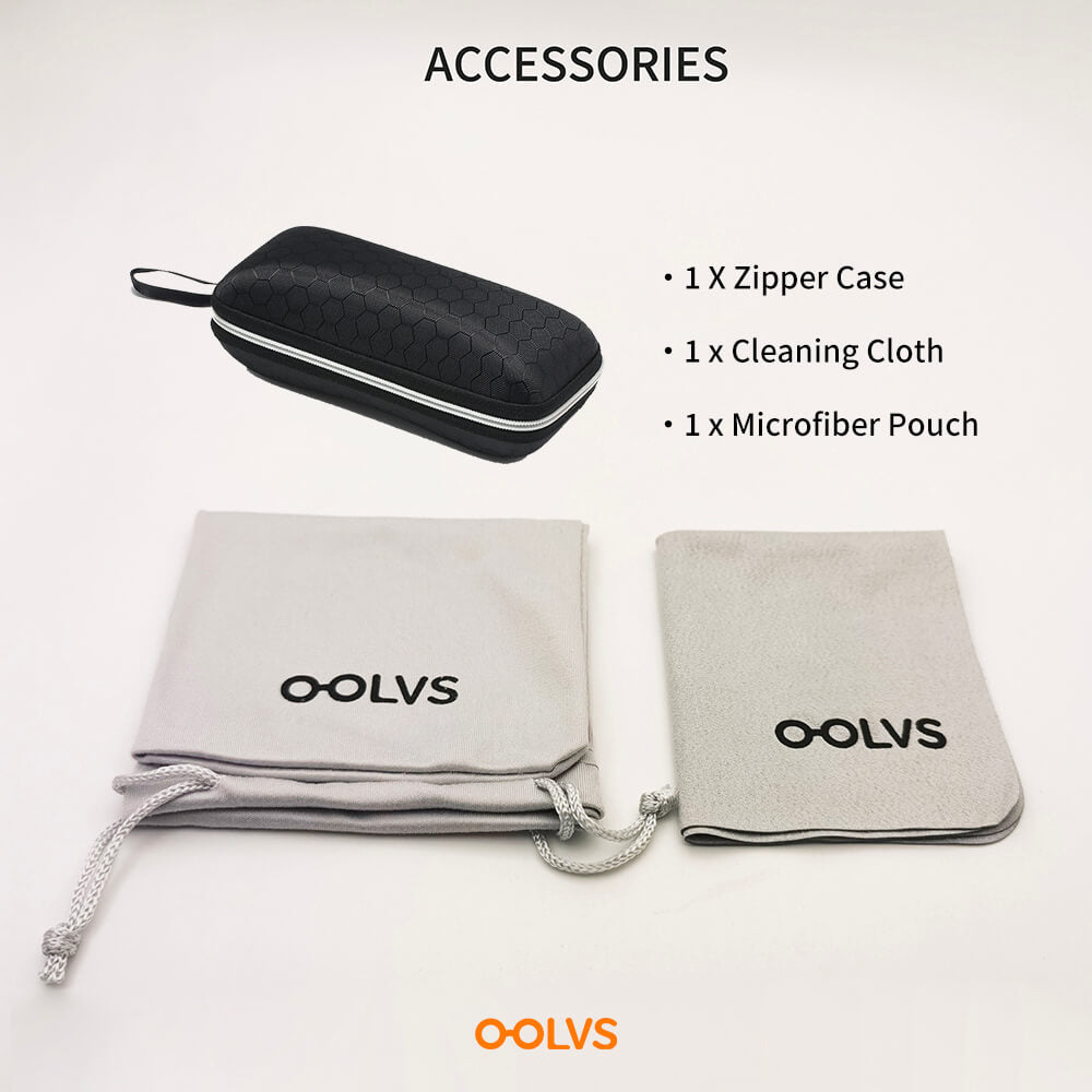 OOLVS Men's Fashion Lightweight Polarized Sunglasses Classic Retro Oval Glasses UV400 Lenses OS-M022