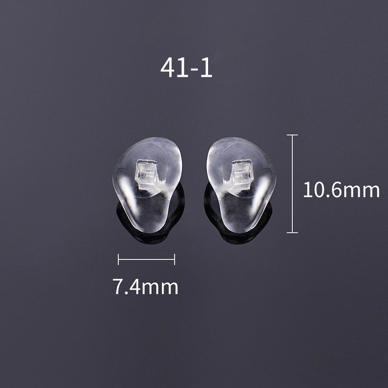 100 Pairs OOLVS Transparent Glasses Nose Pads OS-A003