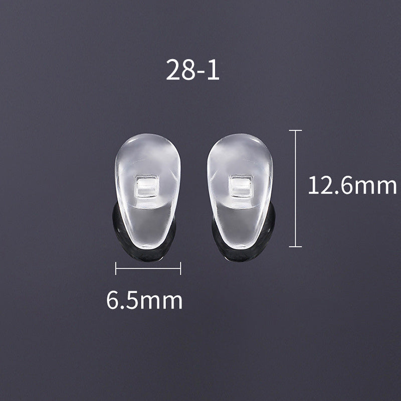 100 Pairs OOLVS Transparent Glasses Nose Pads OS-A003