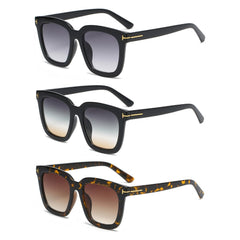 3 Pairs OOLVS Square Sunglasses For Women's OS-W004