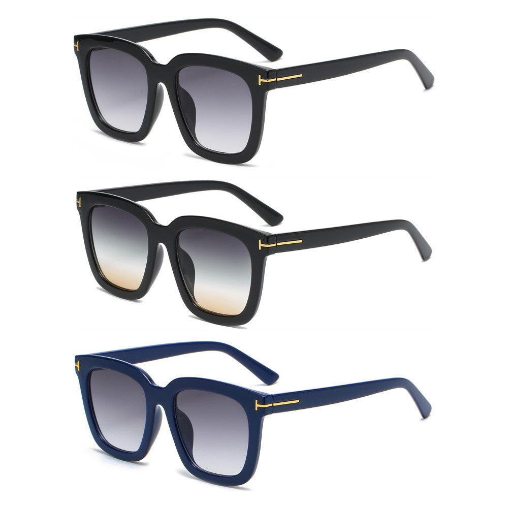 3 Pairs OOLVS Square Sunglasses For Women's OS-W004