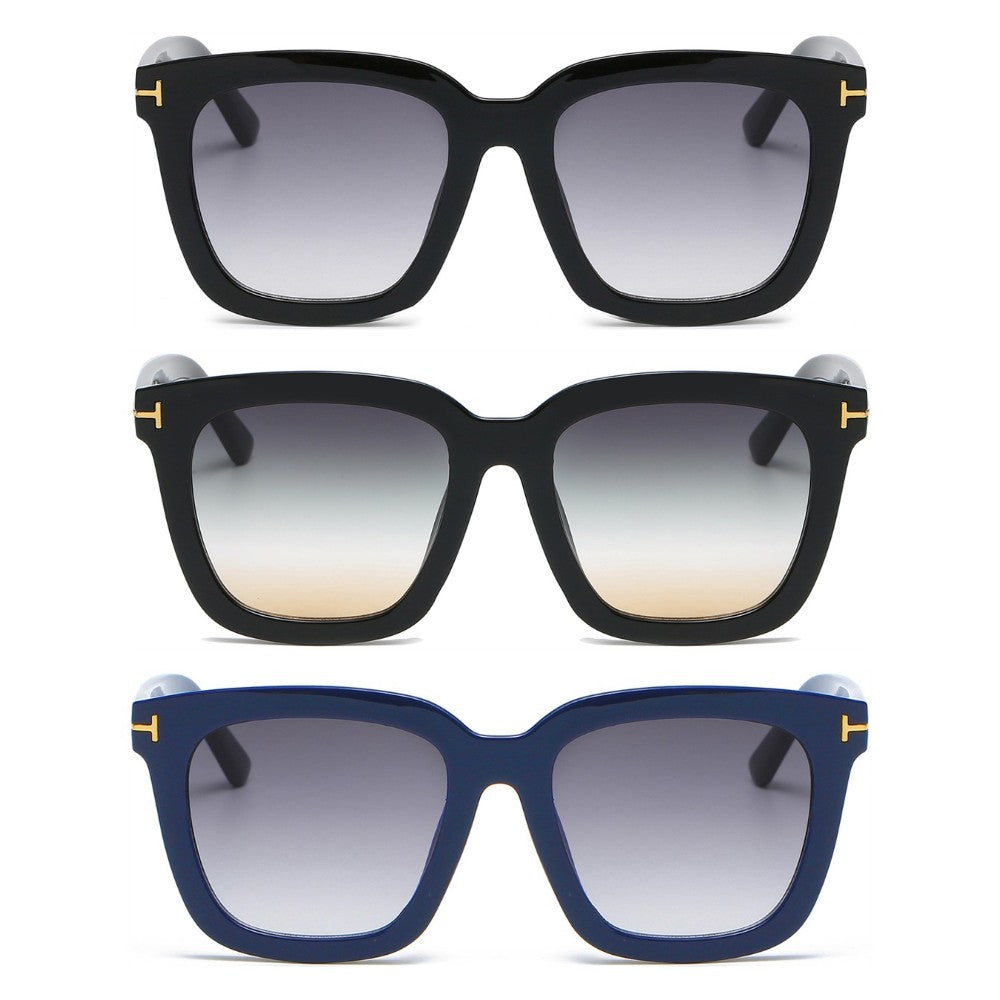 3 Pairs OOLVS Square Sunglasses For Women's OS-W004