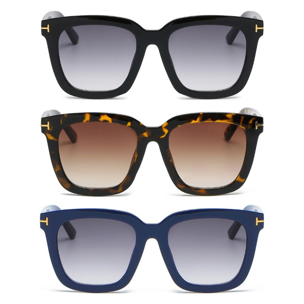 3 Pairs OOLVS Square Sunglasses For Women's OS-W004