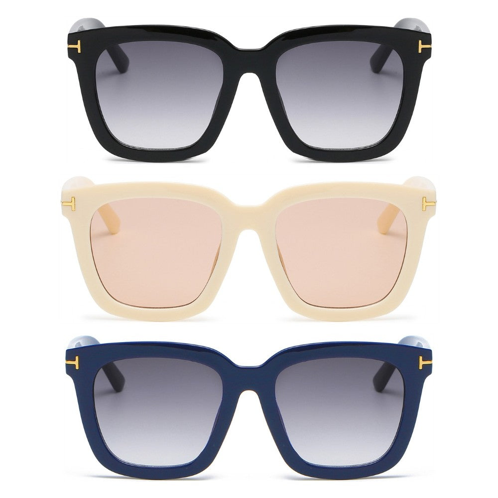 3 Pairs OOLVS Square Sunglasses For Women's OS-W004