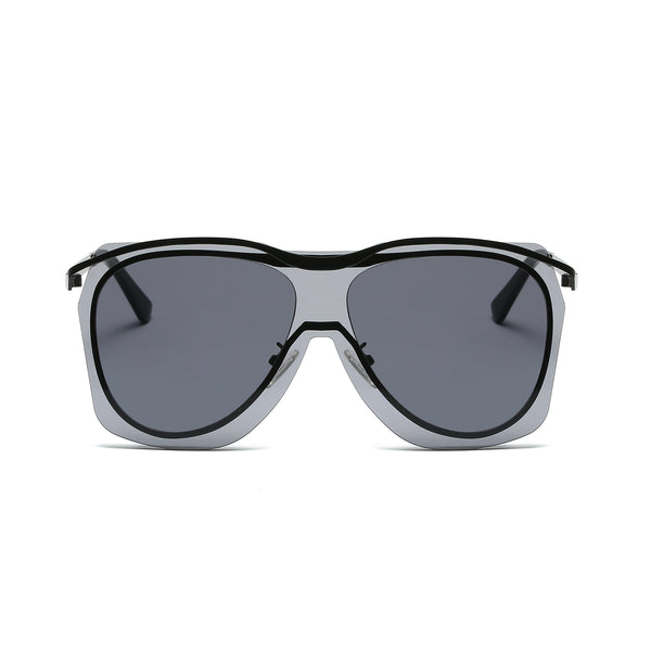 Fashion Sunglasses for Women Square Full Rim Diamond Frame UV400 Gradient Lenses Fashion Glasses - OOLVS OS9621